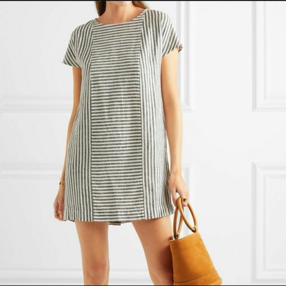 Madewell daphne stripes dress